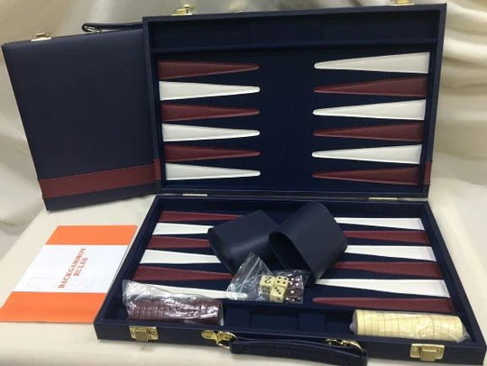 Deluxe Backgammon Attache Set